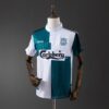 Liverpool 1995/96 Away Retro Jersey – Classic White & Green Edition
