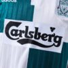 Liverpool 1995/96 Away Retro Jersey – Classic White & Green Edition