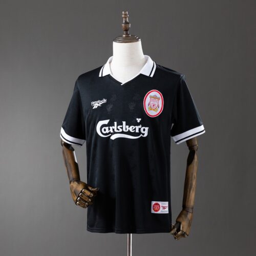 Liverpool 1996/97 Black Retro Jersey – Classic 90s Away Edition