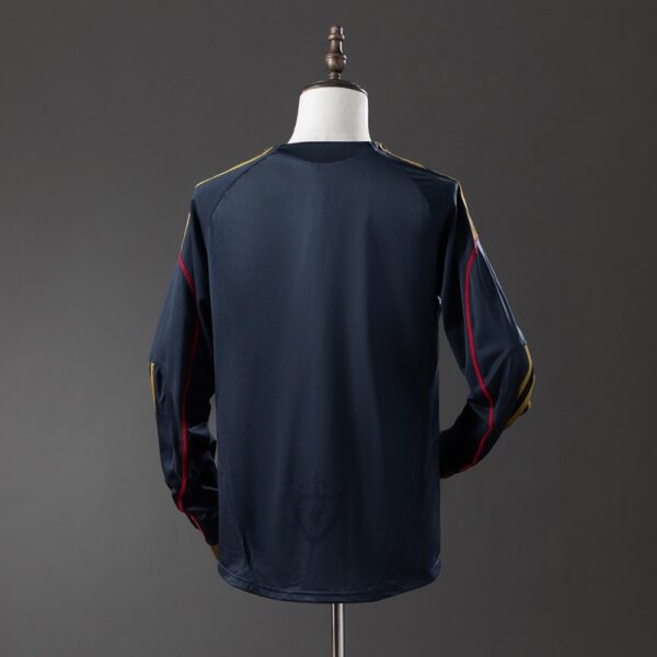 Liverpool F.C. 2009/10 Black Away Long Sleeve Retro Jersey
