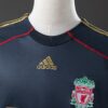 Liverpool F.C. 2009/10 Black Away Long Sleeve Retro Jersey