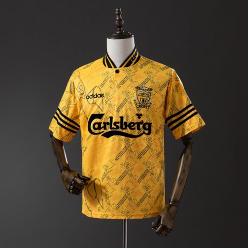Liverpool F.C. 1994/96 Yellow Away Retro Jersey