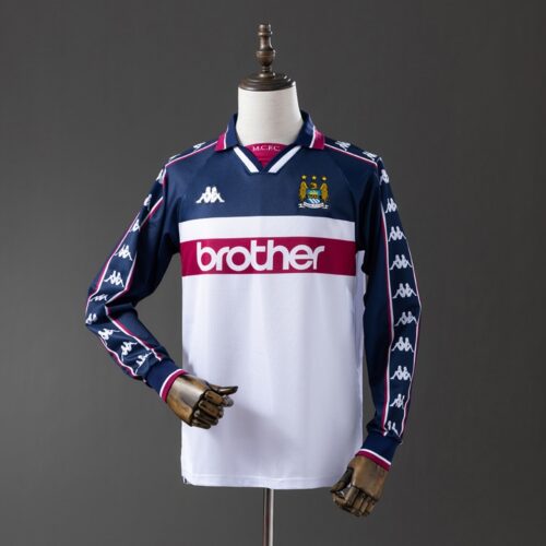 img_7227 Manchester City F.C. 1997/98 Away Long Sleeve Retro Jersey