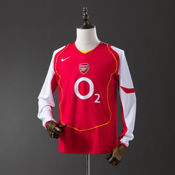img_7478 Arsenal 2004/05 Home Retro Long Sleeve Jersey – Highbury Classic Edition