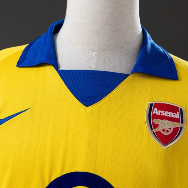 Arsenal 2003/04 Away Retro Jersey – Invincibles Gold Edition