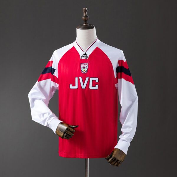 Arsenal 1992/94 Home Long Sleeve Retro Jersey – Classic Early 90s Edition
