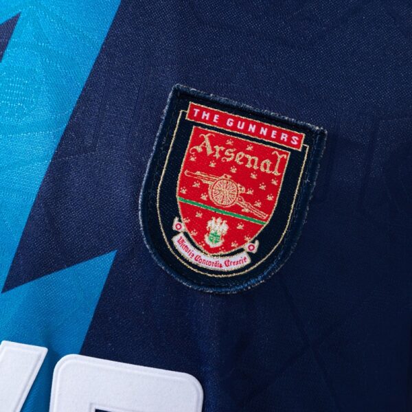 Arsenal 1995/96 Away Long Sleeve Retro Jersey – Lightning Blue Edition