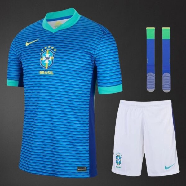 Brazil national football team 2025 Away Full Kids Kit – Seleção Edition