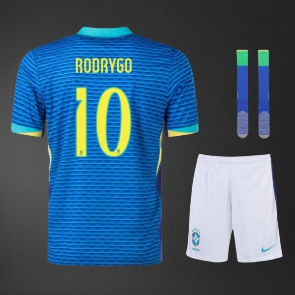 Brazil national football team 2025 Away Full Kids Kit – Seleção Edition