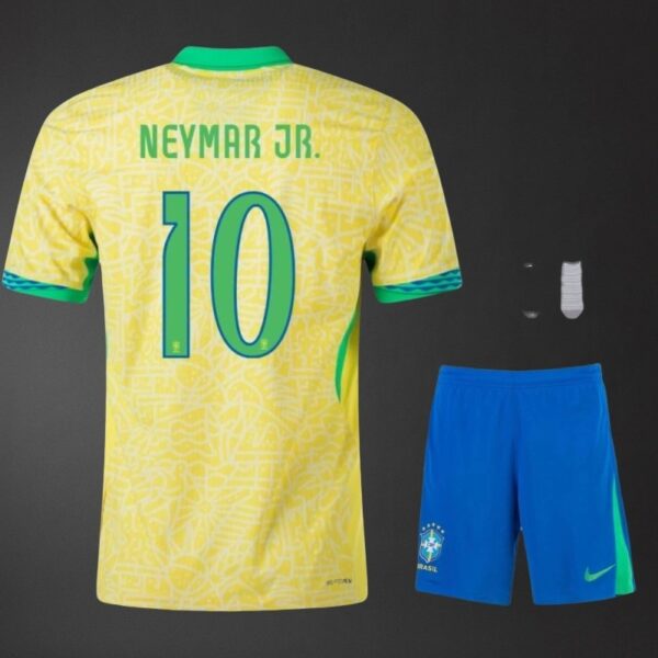 img_7612 Brazil national football team 2025 Home Full Kids Kit – Seleção Edition