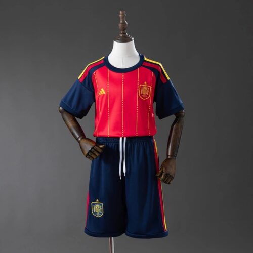 Spain national football team 2026 Home Kids Kit – La Roja Edition