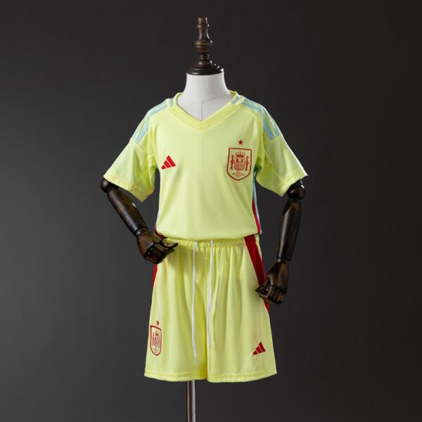 Spain national football team 2025 Away Kids Kit – La Furia Roja Edition