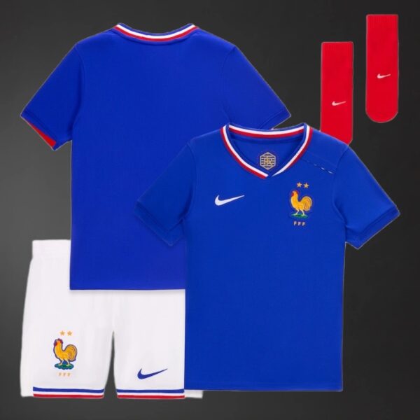 France national football team 2025 Home Full Kids Kit – Les Bleus Edition