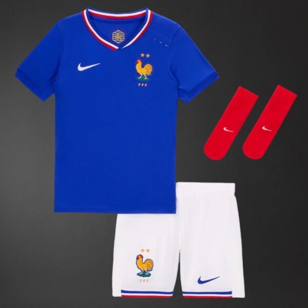 France national football team 2025 Home Full Kids Kit – Les Bleus Edition