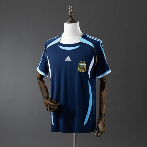Argentina 2006 Away Retro Jersey – Classic Navy World Cup Edition
