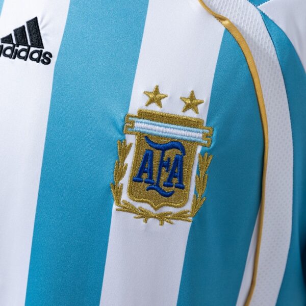 Argentina 2006 Home Retro Jersey – Classic Sky Blue & White Edition