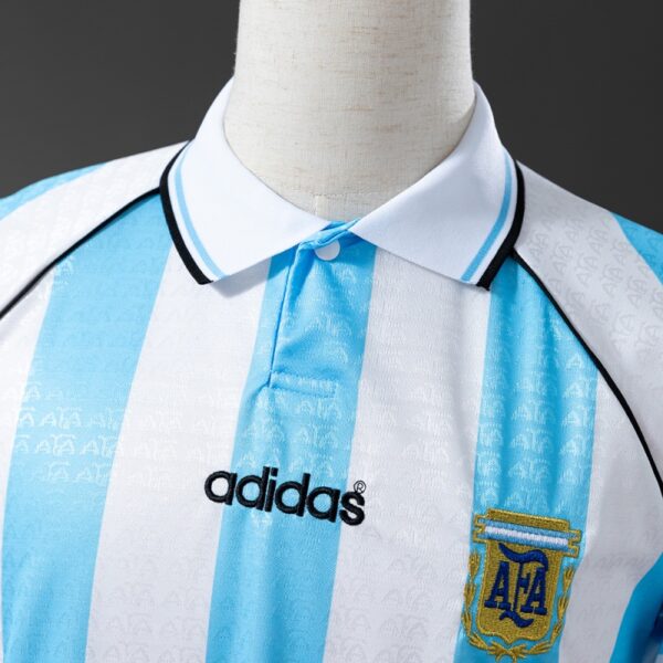 Argentina 1996/97 Home Retro Jersey – Classic Sky Blue & White Edition