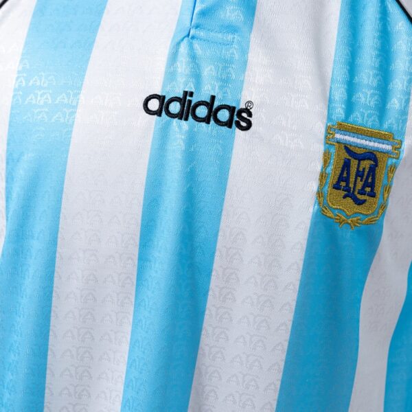 Argentina 1996/97 Home Retro Jersey – Classic Sky Blue & White Edition
