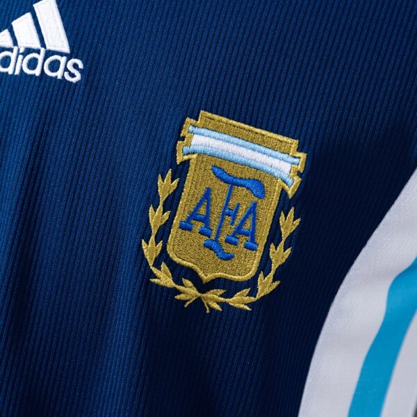Argentina 1998 Away Retro Jersey – Classic World Cup Blue Edition