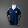 Argentina 2002 Away Retro Jersey – Classic Navy World Cup Edition