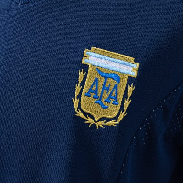 Argentina 2002 Away Retro Jersey – Classic Navy World Cup Edition