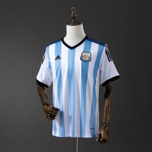 Argentina 2014 Home Retro Jersey – Classic World Cup Edition