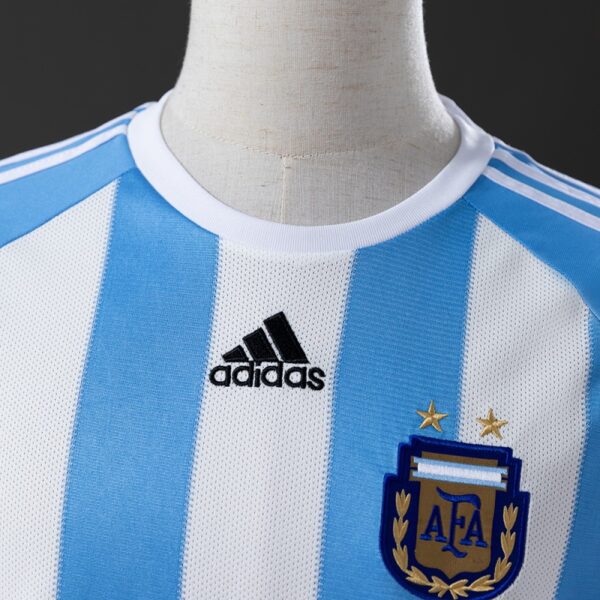 Argentina 2010 Home Retro Jersey – Classic Sky Blue & White Edition