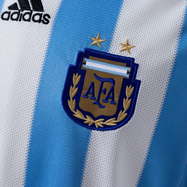 Argentina 2010 Home Retro Jersey – Classic Sky Blue & White Edition