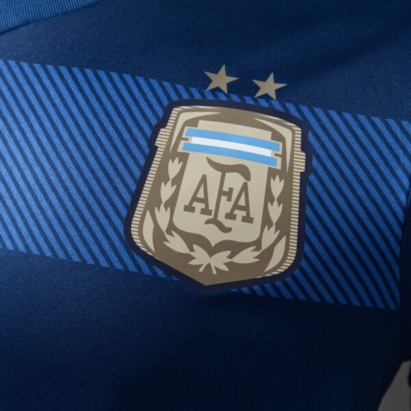 Argentina 2014 Away Player Version Retro Jersey – World Cup Edition