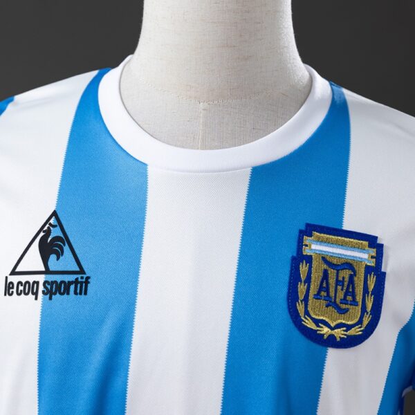 img_7997 Argentina 1986 Long Sleeve Home Retro Jersey – Classic World Cup Edition