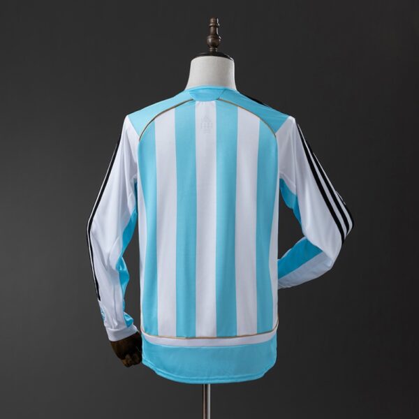 Argentina 2006/07 Long Sleeve Home Retro Jersey – Classic Sky Blue & White Edition