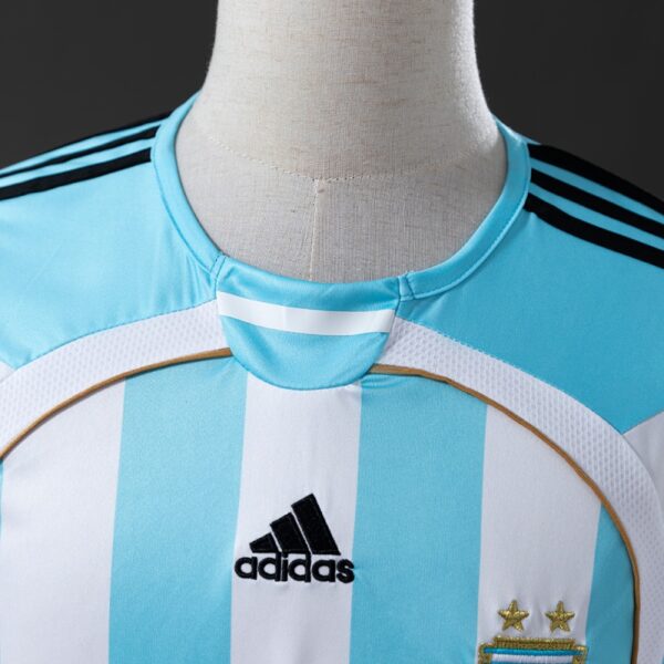 Argentina 2006/07 Long Sleeve Home Retro Jersey – Classic Sky Blue & White Edition