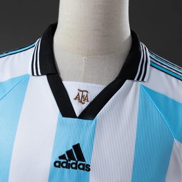 Argentina 1998 Home Long Sleeve Retro Jersey – Classic World Cup Edition