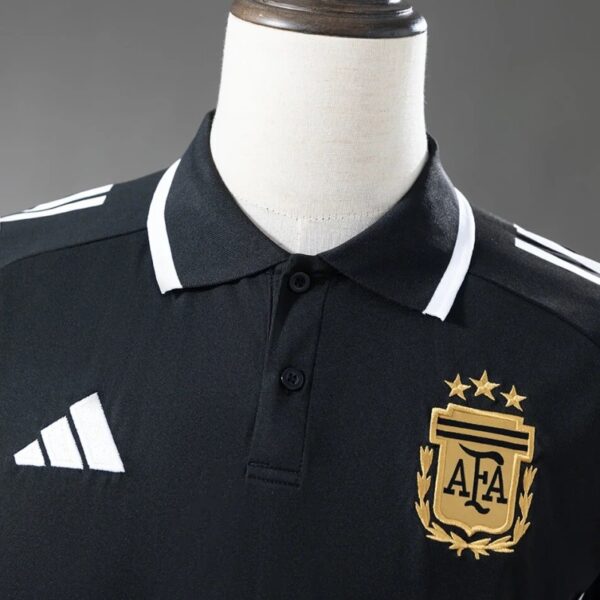 Argentina 25/26 Black Polo Shirt – Official Style Edition