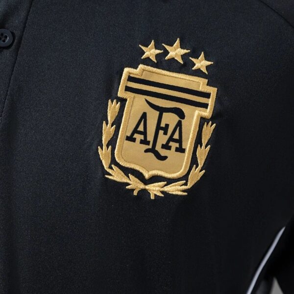 Argentina 25/26 Black Polo Shirt – Official Style Edition
