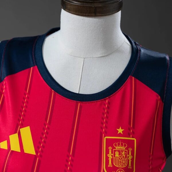 Spain 2026 Women’s Crop Top Tank – Home Jersey Edition