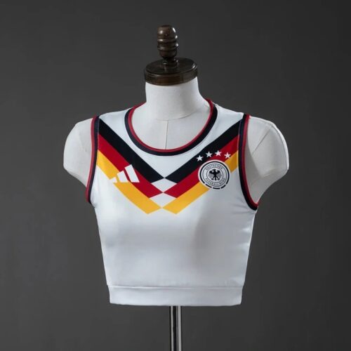 Germany 2026 Women’s Crop Top Tank – Home Jersey Edition