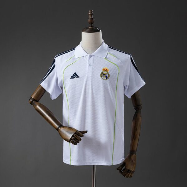 Real Madrid 2025/26 Polo Shirt White – Official Style Club Edition