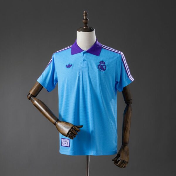 Real Madrid 2025/26 Polo Shirt Blue – Official Style Club Edition