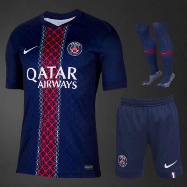 PSG 2025/26 Home Full Kids Kit – Complete Kids Set