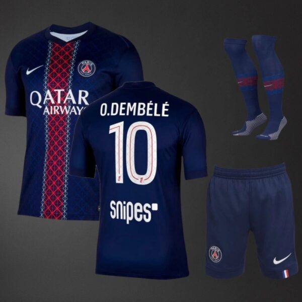PSG 2025/26 Home Full Kids Kit – Complete Kids Set