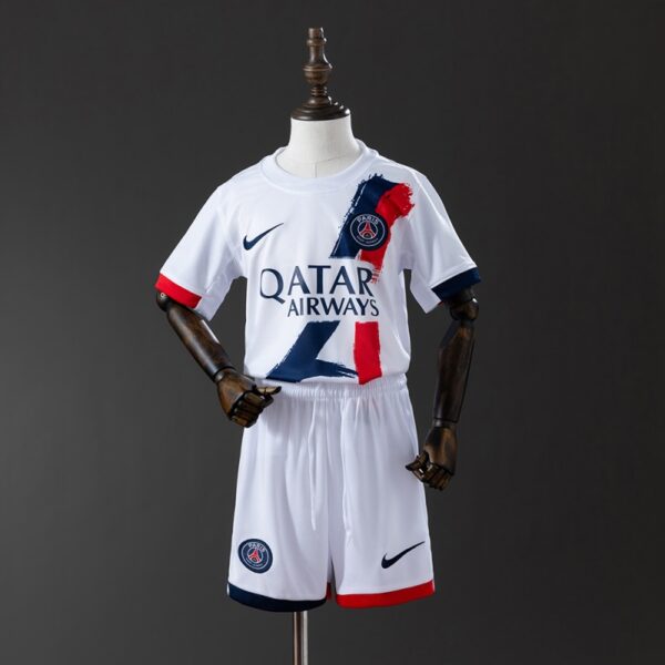 PSG 2025/26 Away Full Kids Kit – Youth Edition