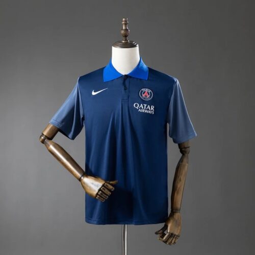 img_8779 Paris Saint-Germain 2025/26 Polo Shirt Dark Blue – Official Club Edition