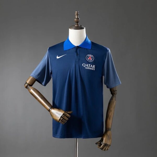Paris Saint-Germain 2025/26 Polo Shirt Dark Blue – Official Club Edition