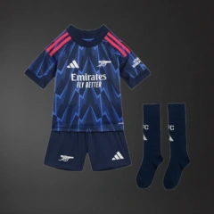 Arsenal 25/26 Away Full Kids Kit Jersey