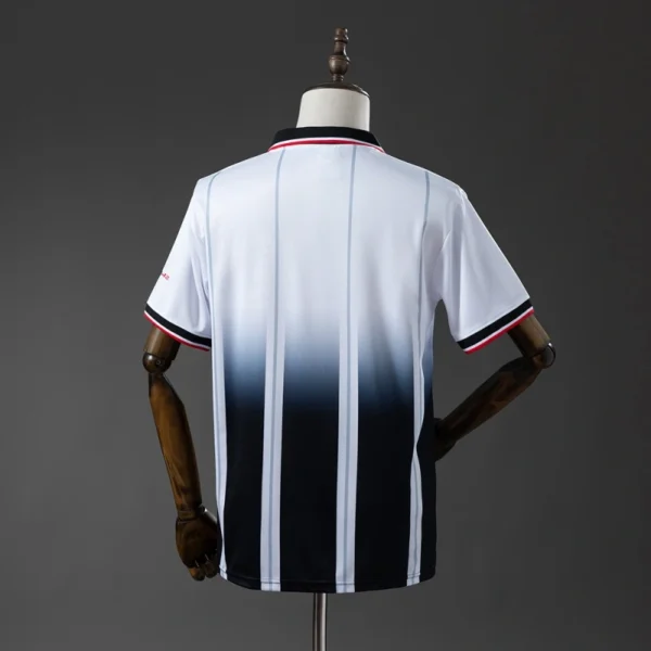 Rangers 1997/98 Away Retro Jersey – White & Black Edition