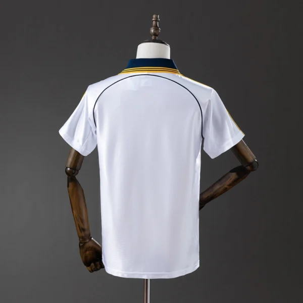 Real Madrid 1998/99 Home Retro Kit – Classic White Edition