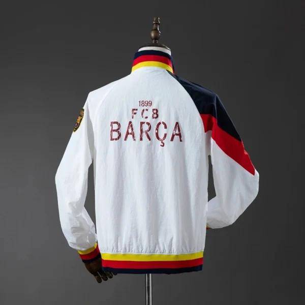 FC Barcelona Retro Windbreaker Jacket