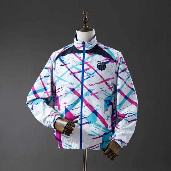 FC Barcelona Retro Reversible Anthem Windbreaker Jacket