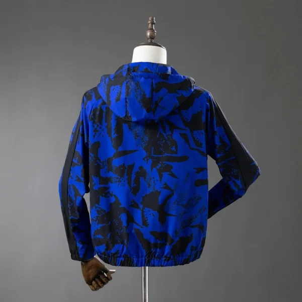 FC Barcelona 2025/26 Blue & Black Windbreaker – Official Anthem Jacket